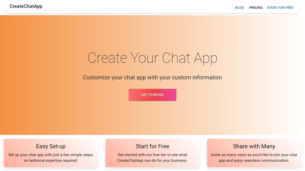 CreateChatApp