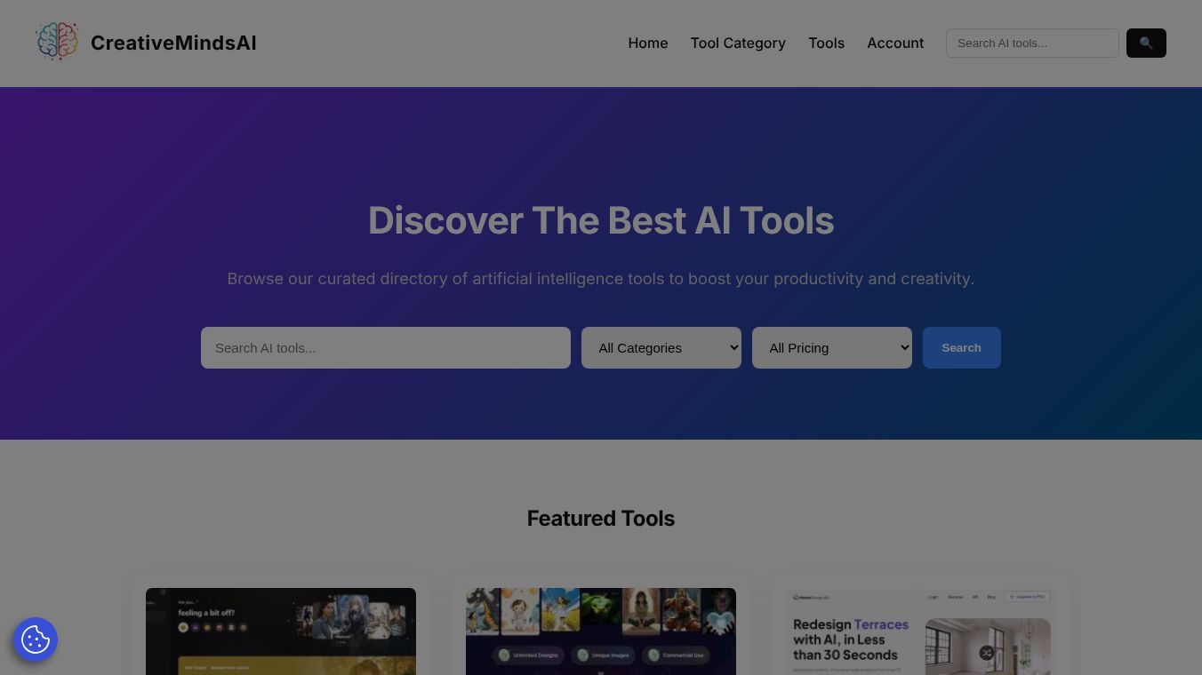 Creative Minds AI – AI Media Tools Hub
