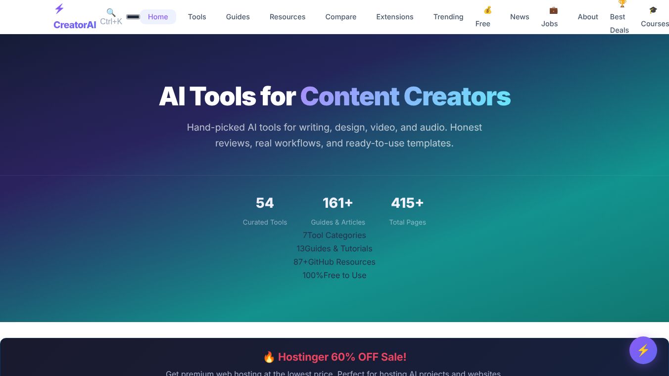 CreatorDir - AI Tools Directory