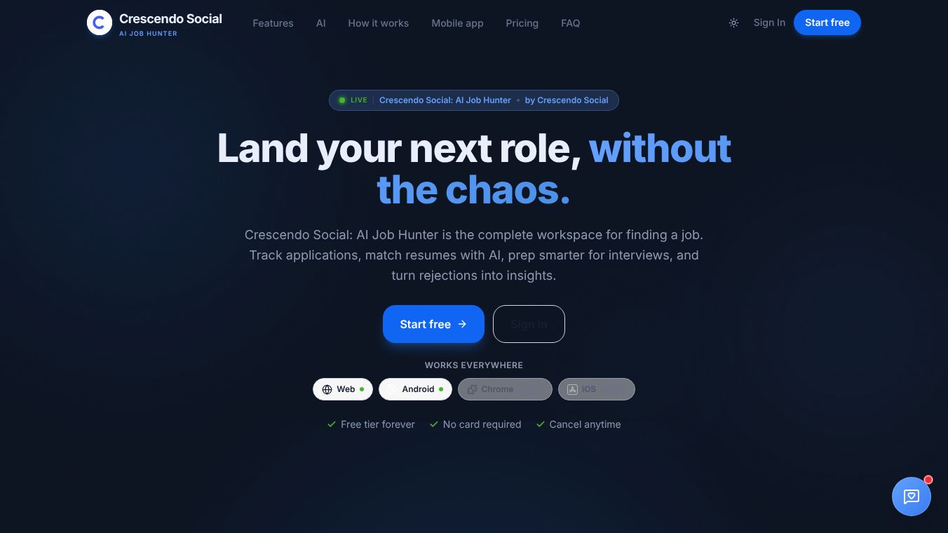 Crescendo Social: AI Job Hunter