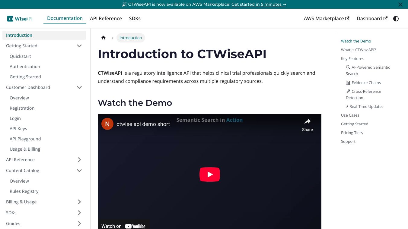 CTWiseAPI