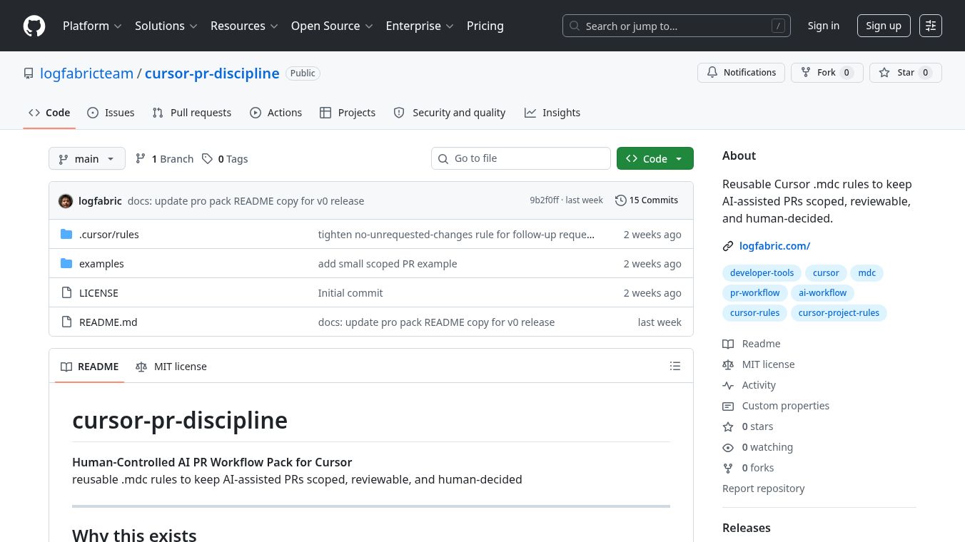 cursor-pr-discipline