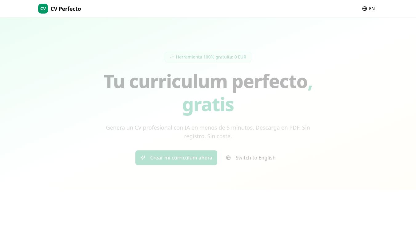 CV Perfecto