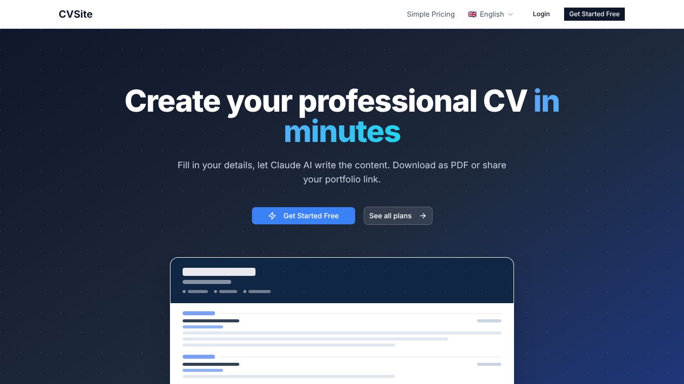 CVSite