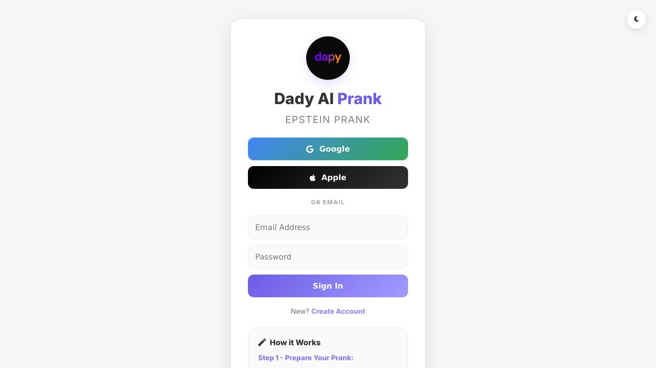 Dady prank artificial intelligence
