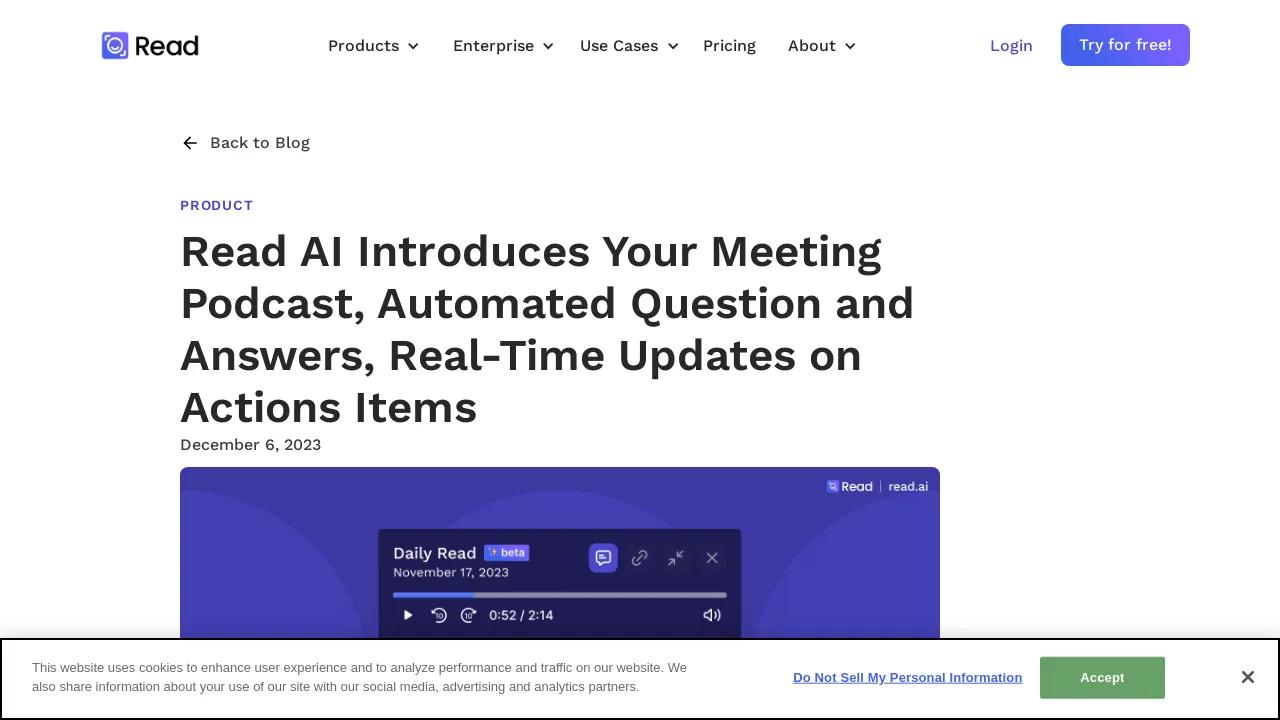 Daily Read - Podcast of Your Meetings