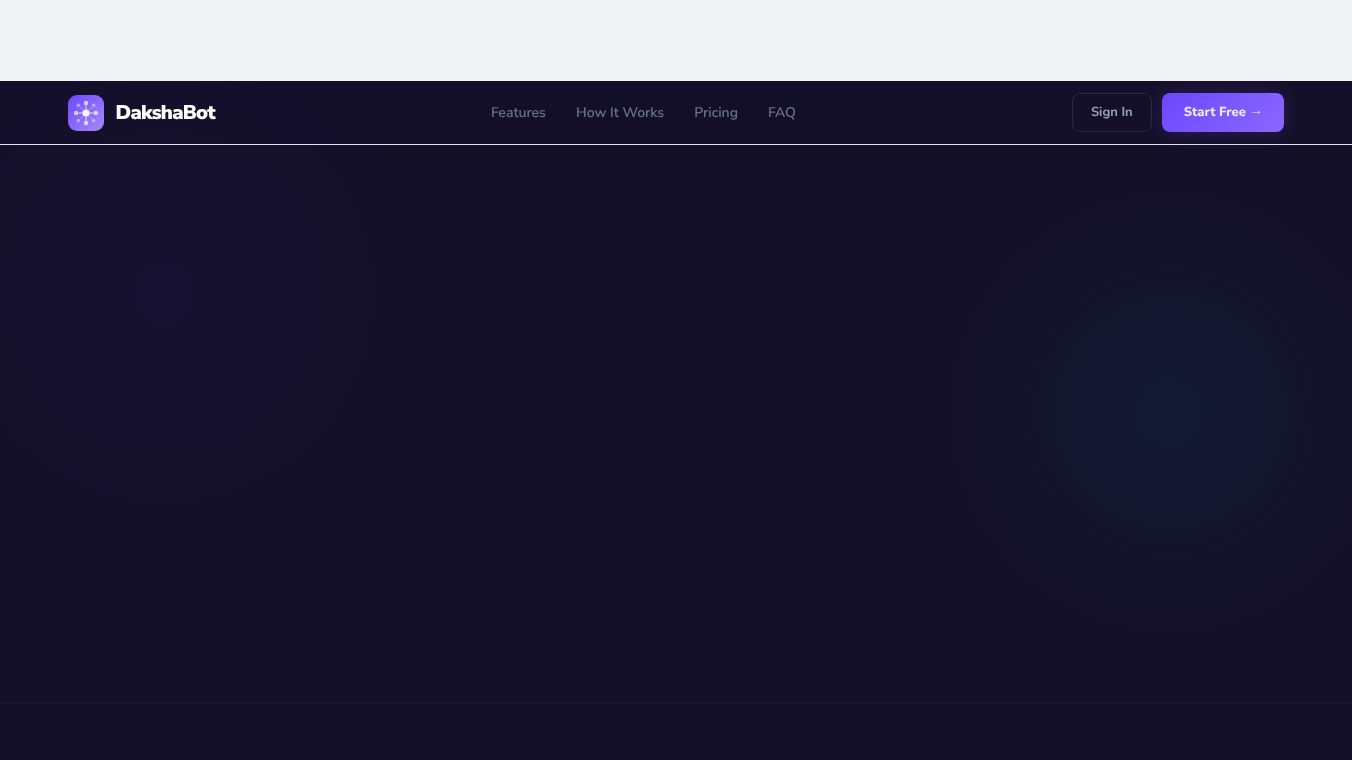 DakshaBot - AI Knowledge Assistants