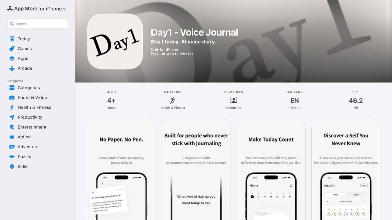 Day1 - Voice Journal