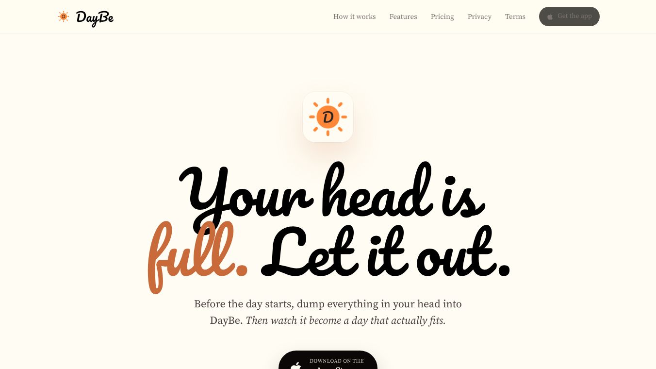 DayBe — AI Daily Planner