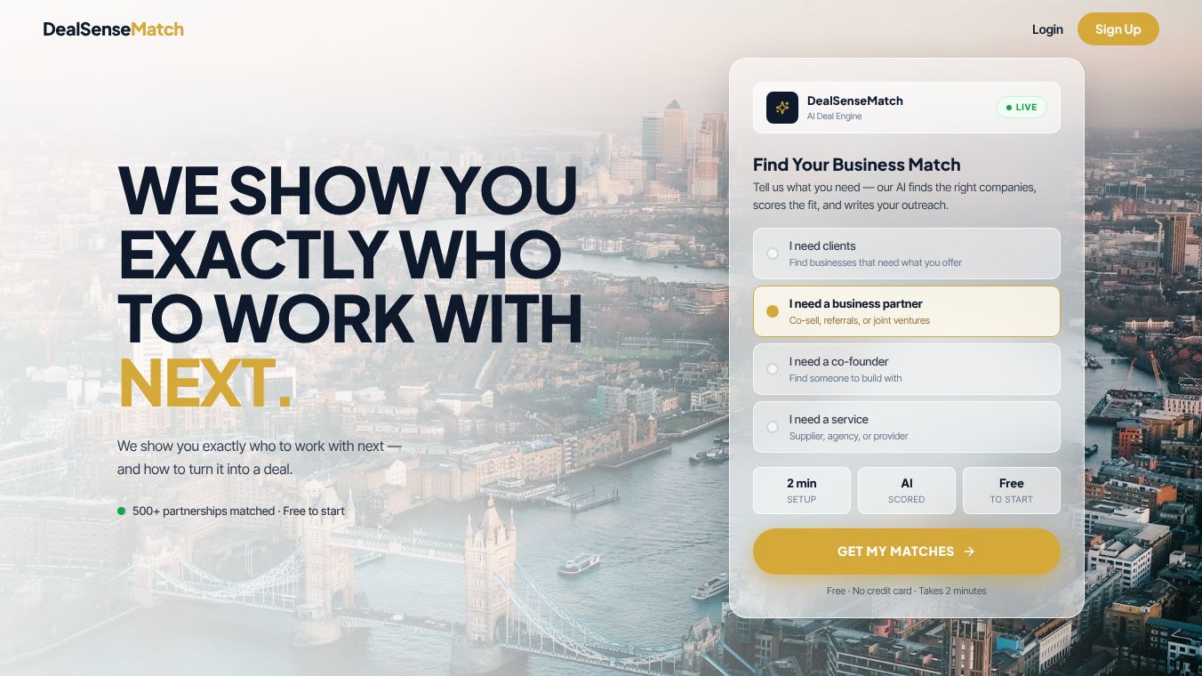 DealSenseMatch