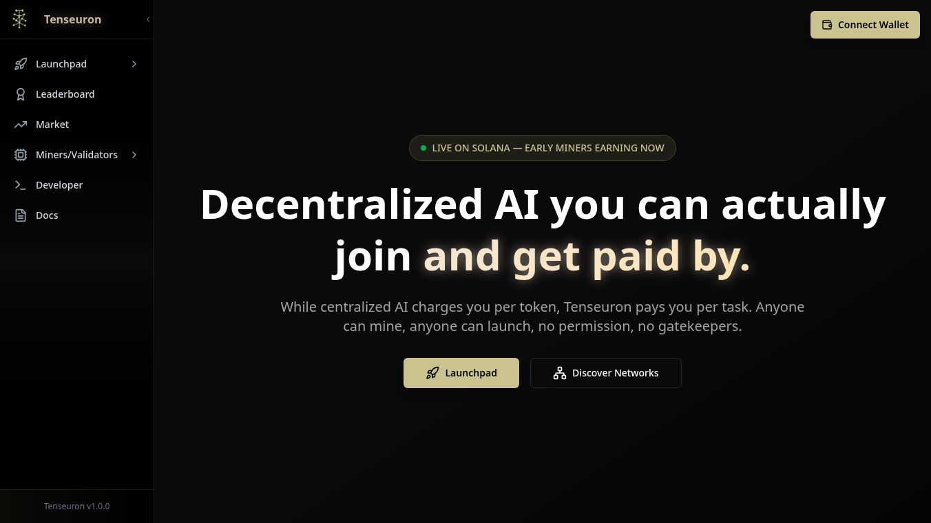 Decentralized AI Protocol/Launchpad