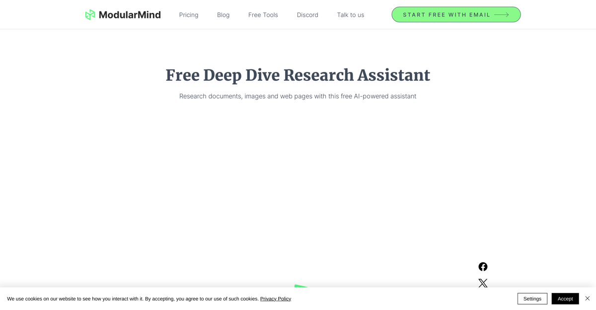 Deep Dive Research Assistant