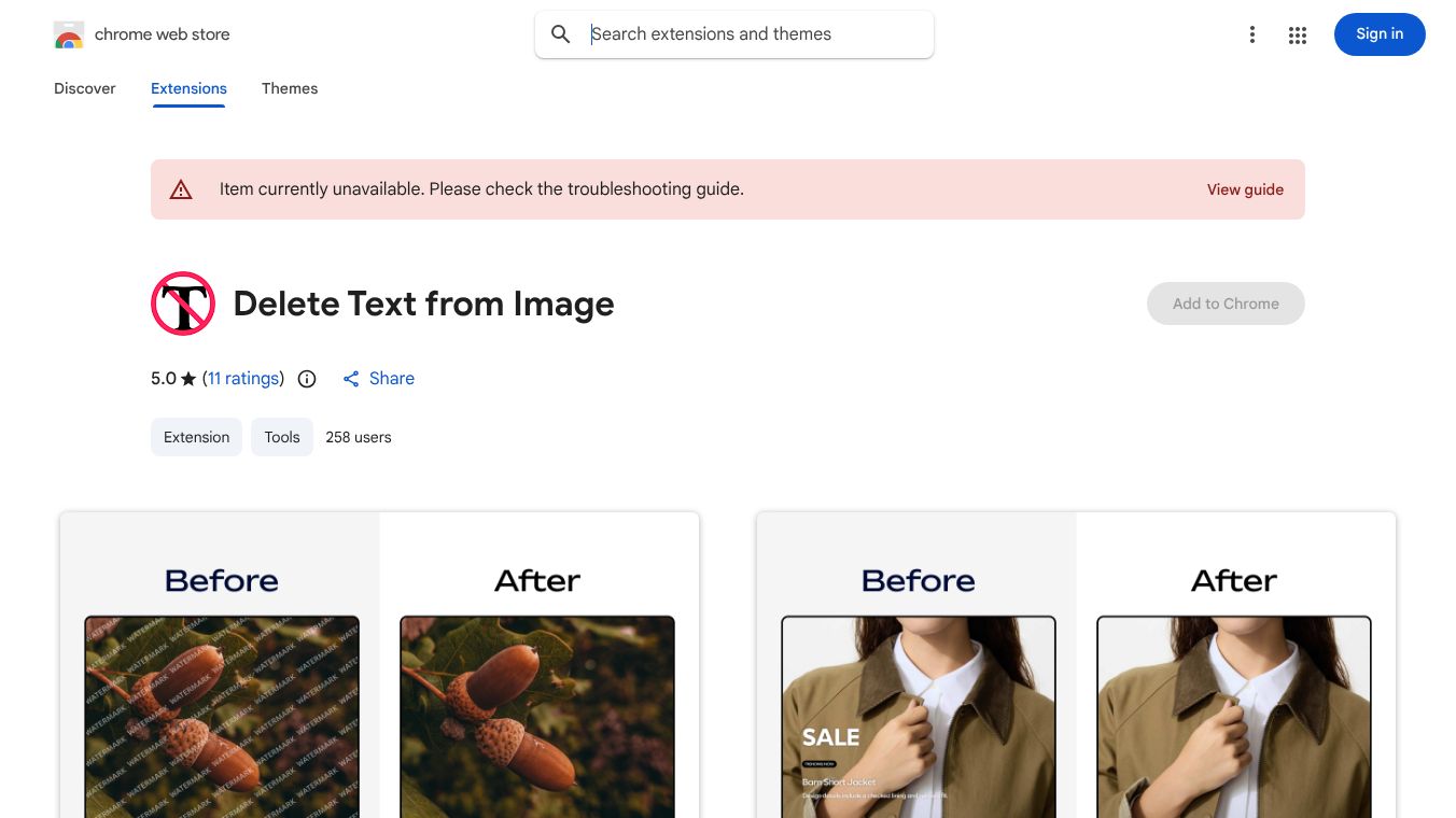 Delete Text from Image
