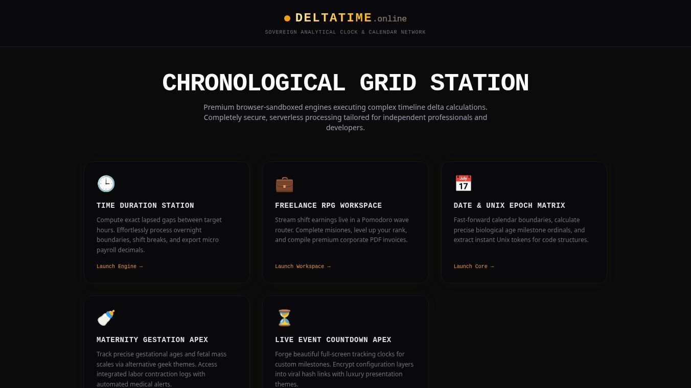 DeltaTime Online