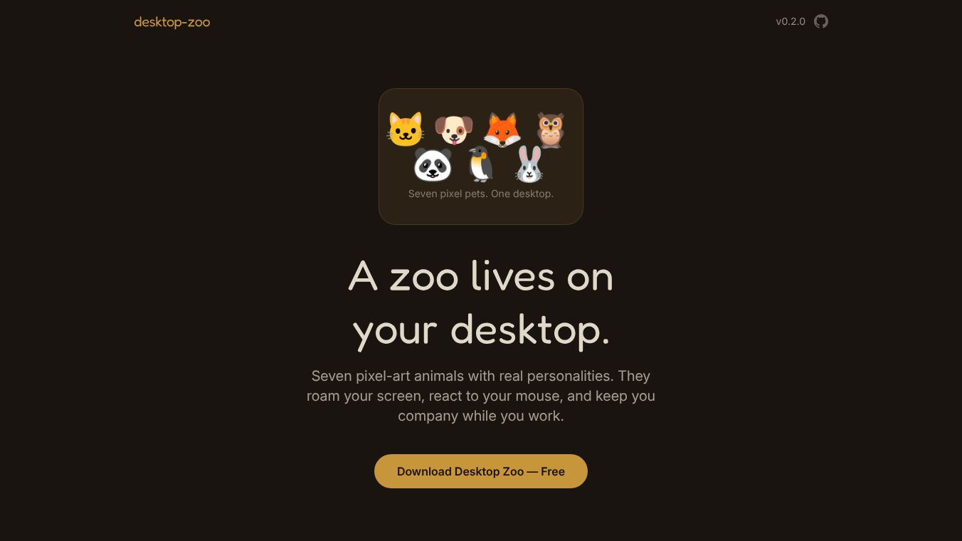 Desktop Zoo