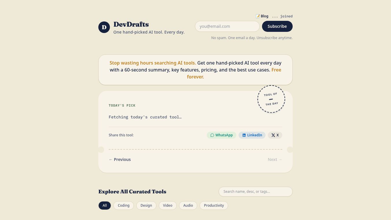 DevDrafts