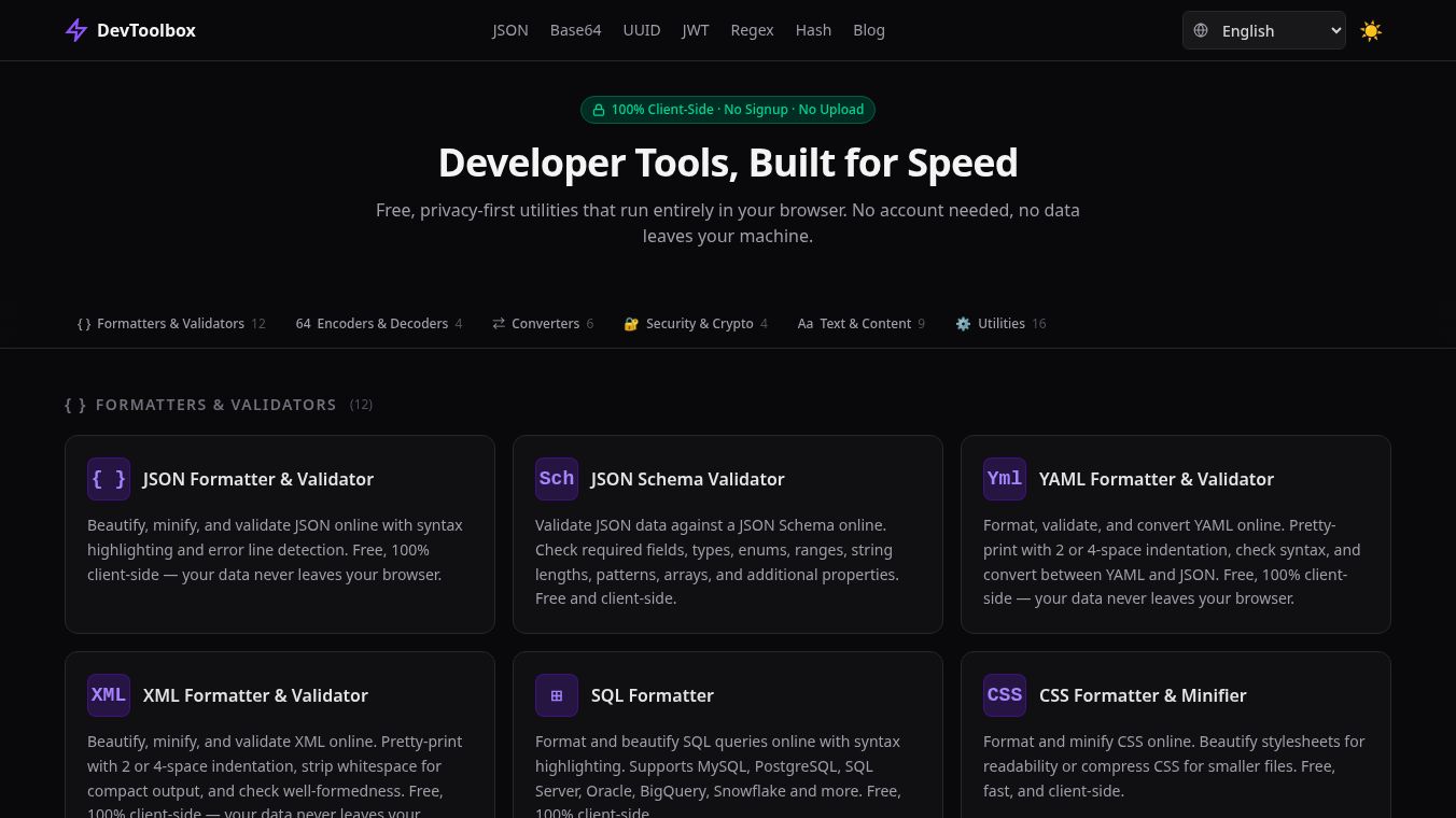 DevToolbox