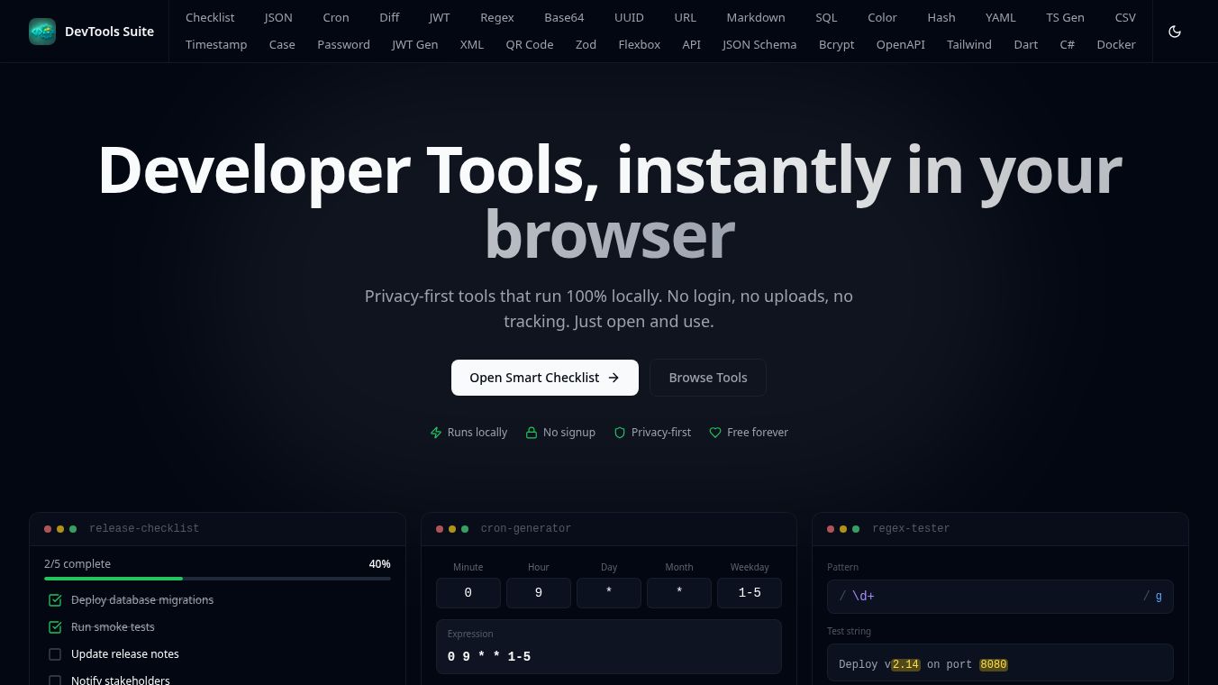DevTools Suite