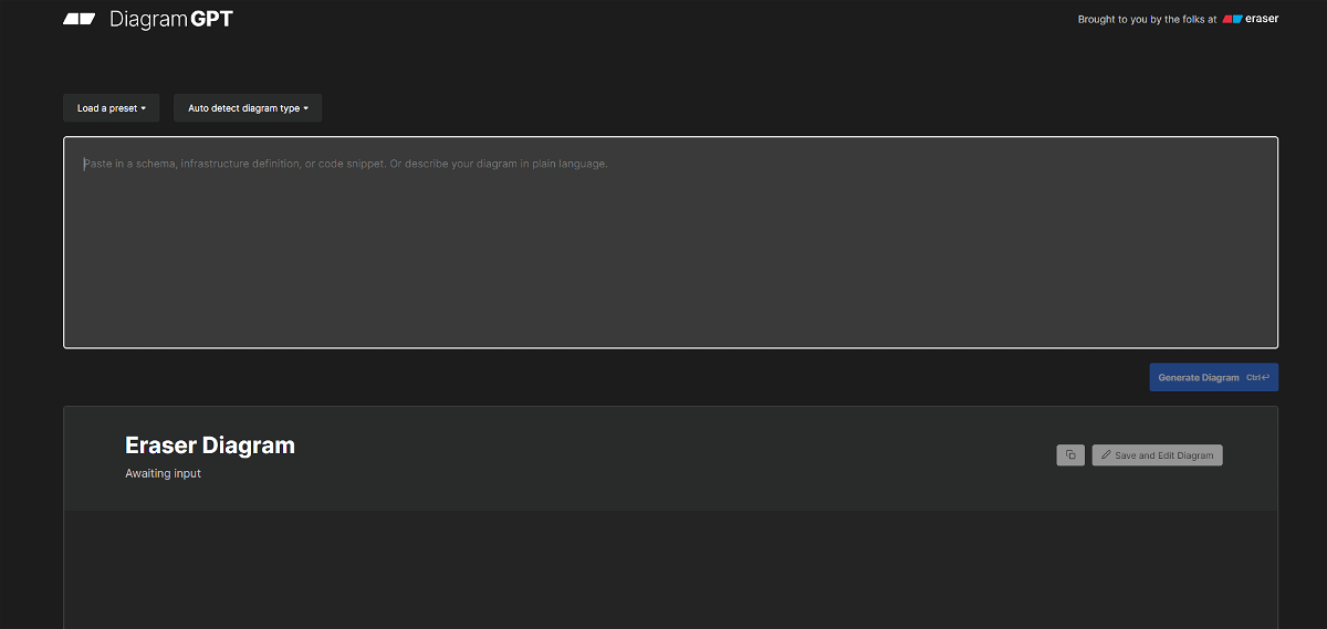 DiagramGPT by Eraser