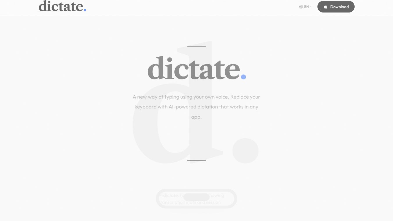 dictate.