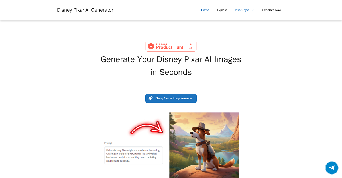 Disney Pixar AI Generator