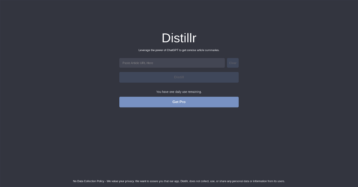 Distillr