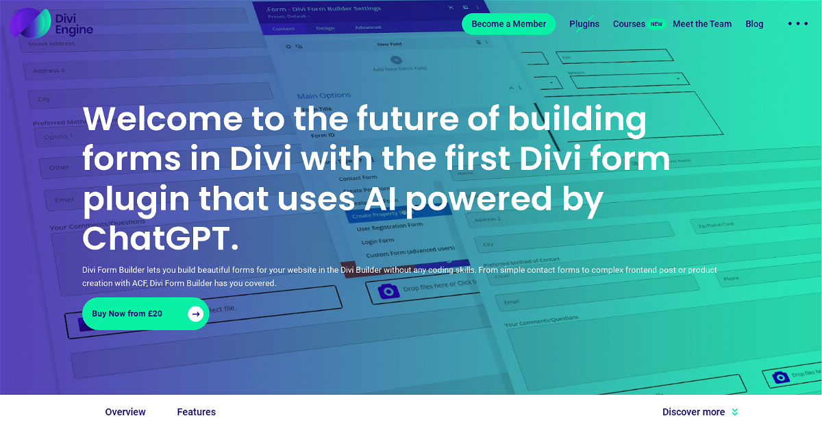 Divi Form Builder