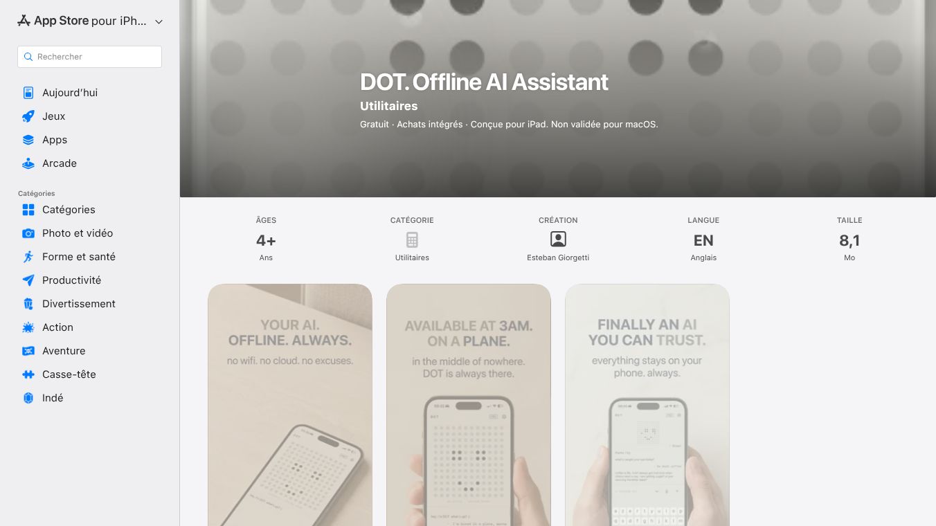 DOT. - Offline AI Assistant