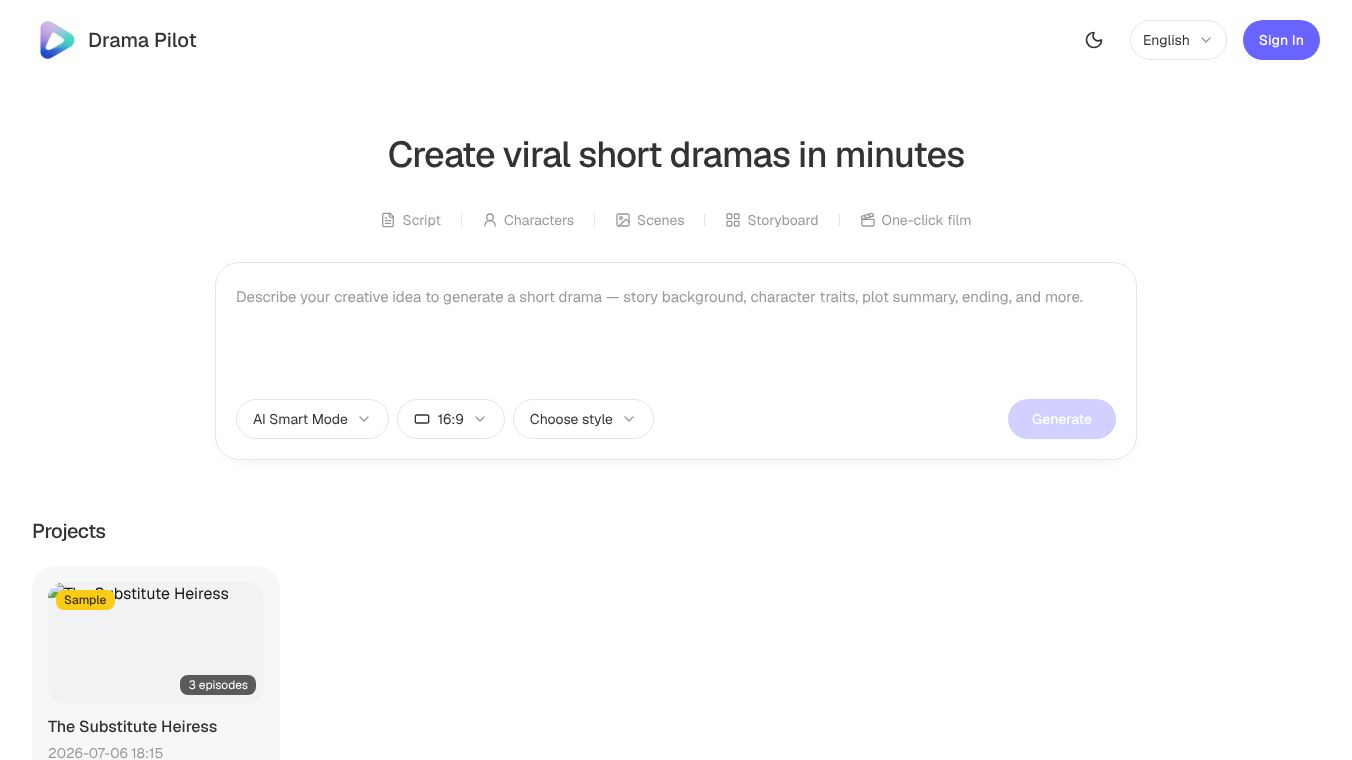 Drama Pilot