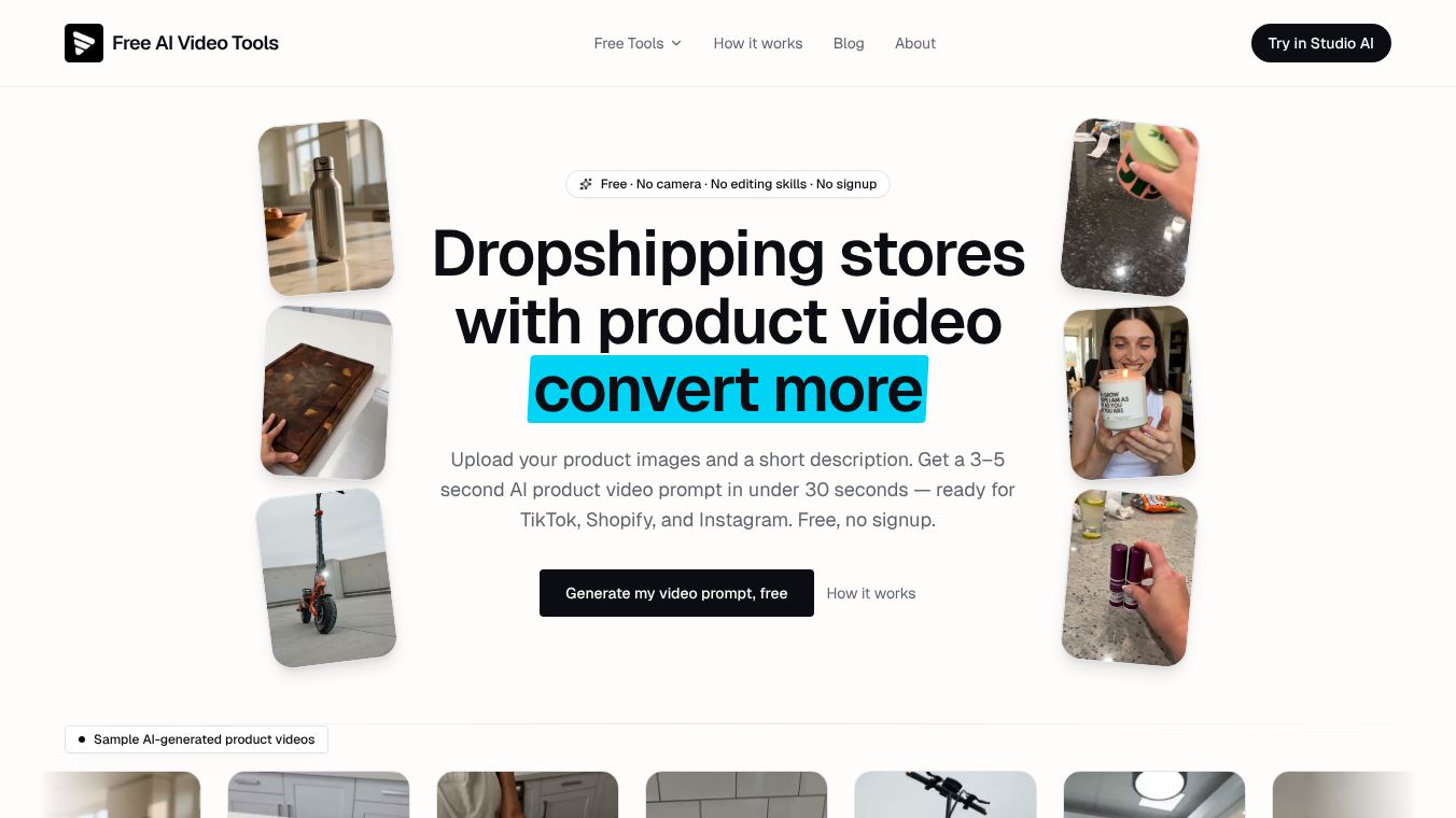 Dropshipping Product Video Generator