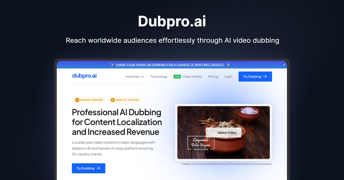 Dubpro.ai