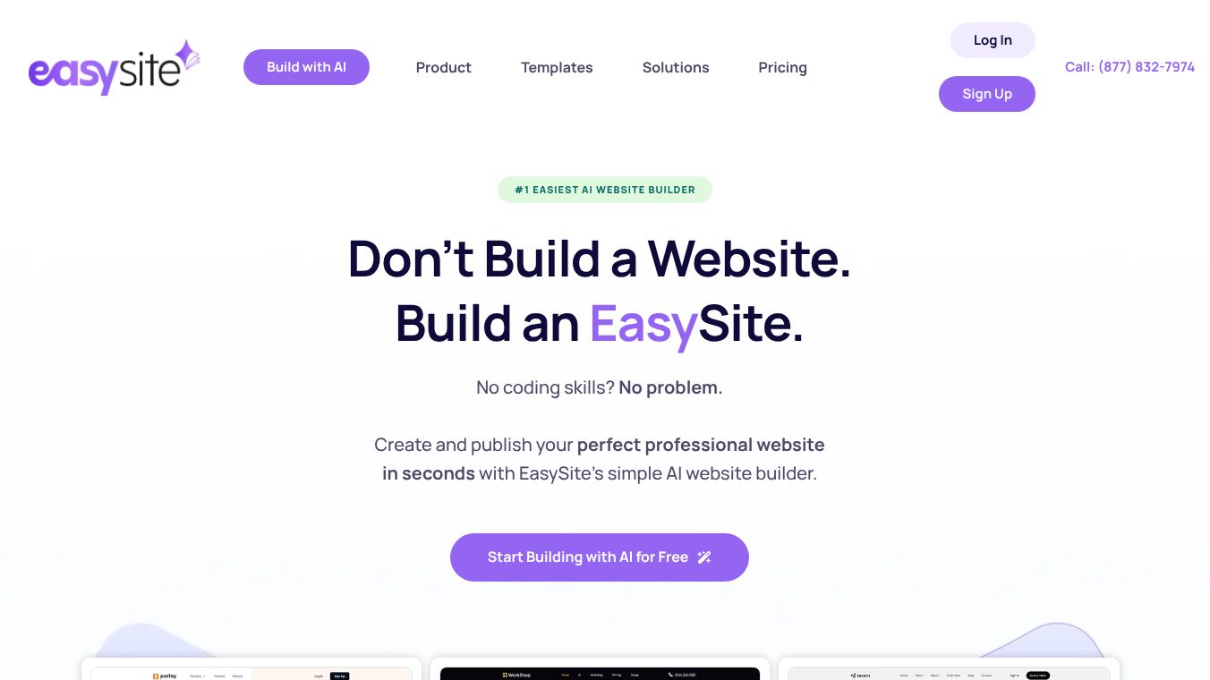 EasySite - Reborn with AI