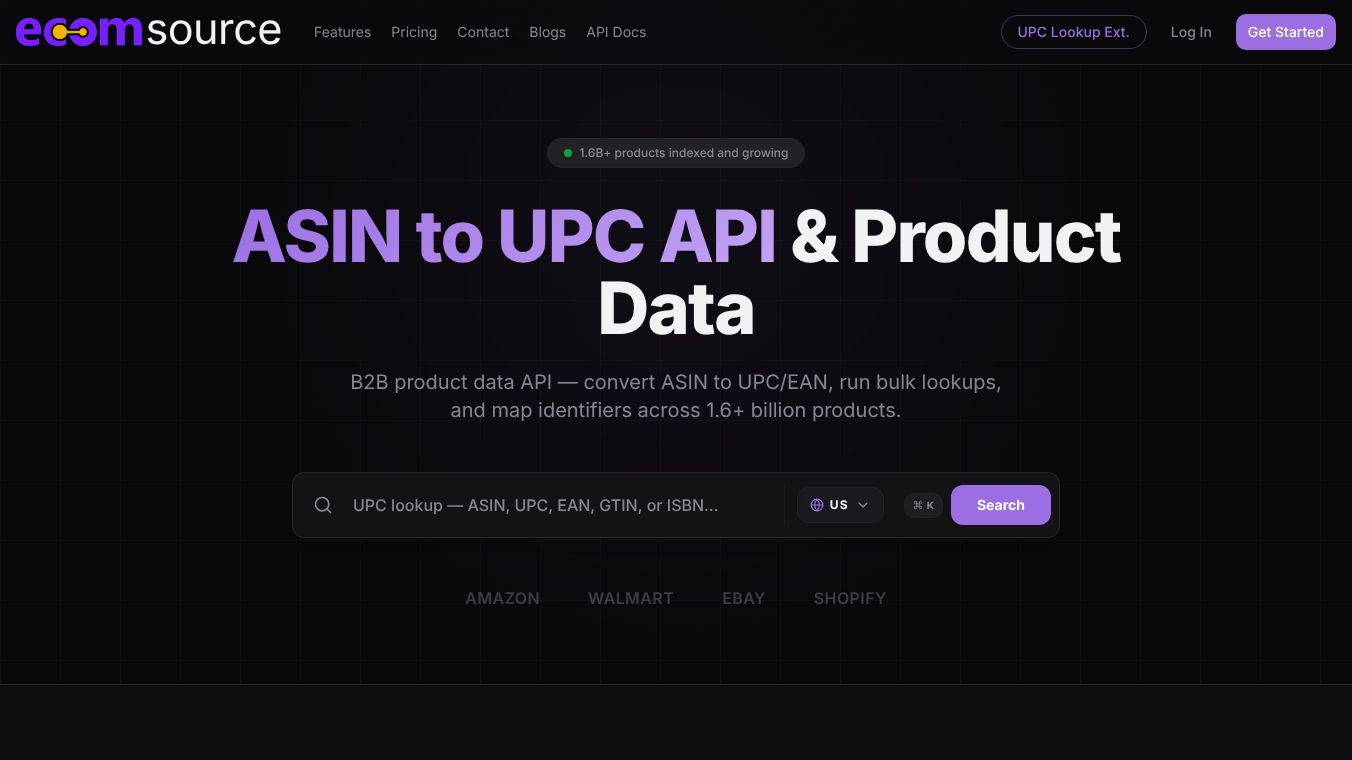 EcomSource AI API v1