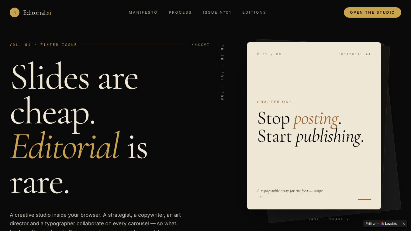 Editorial AI