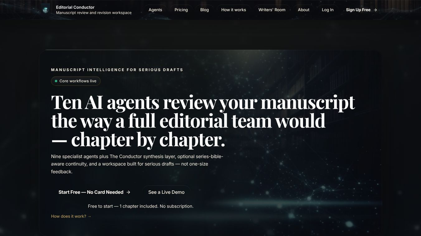 Editorial Conductor