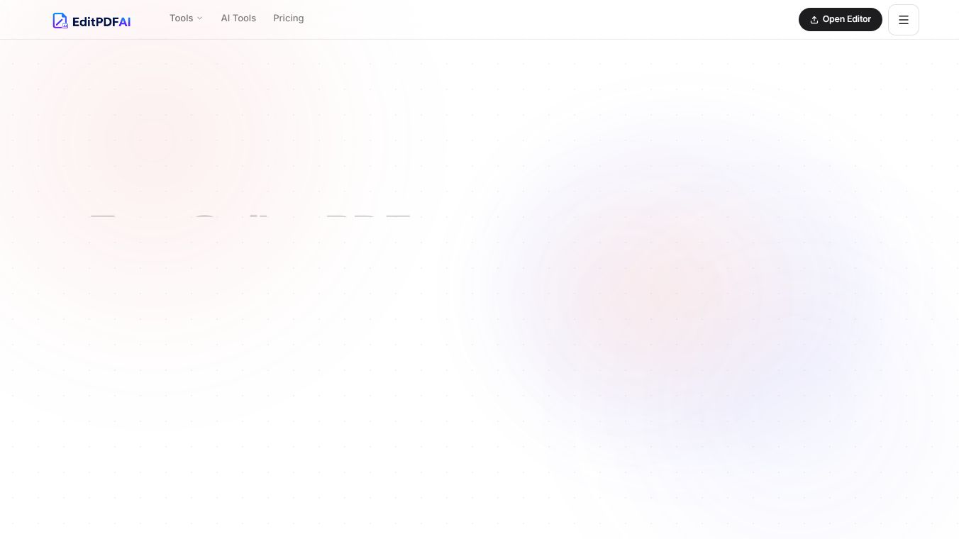 EditPDF AI