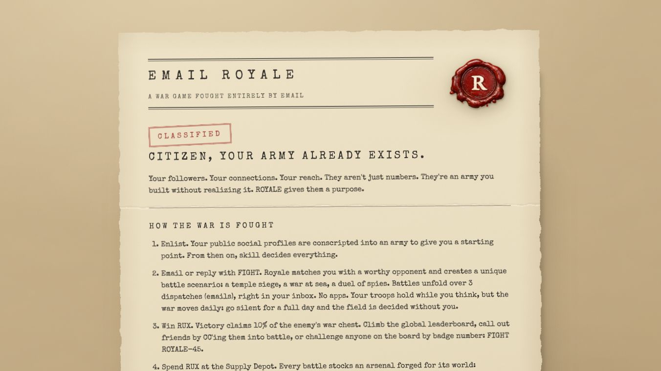 EMAIL ROYALE