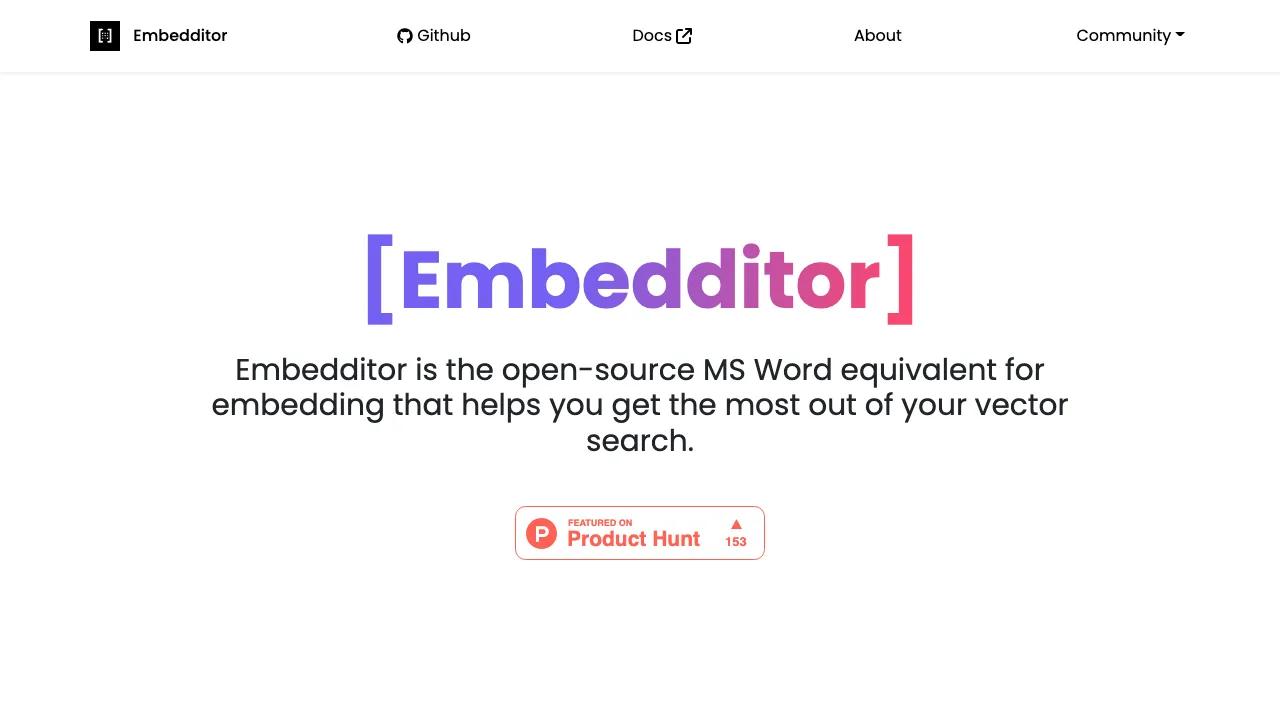 Embedditor