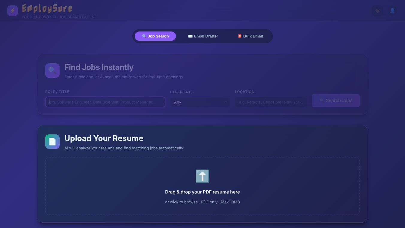 EmploySure- Ai-powered Job search agent
