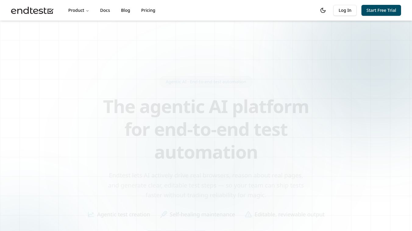 Endtest AI Test Automation