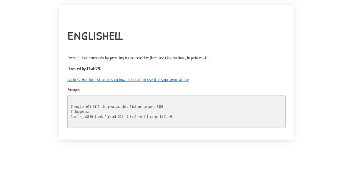 Englishell