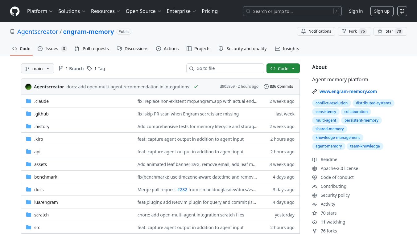 Engram — Agent Memory