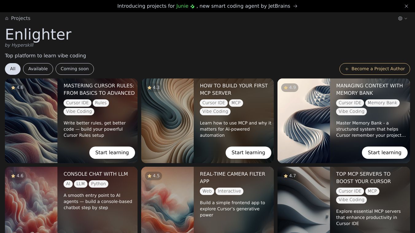 Enlighter for Cursor – Learn Vibe Coding