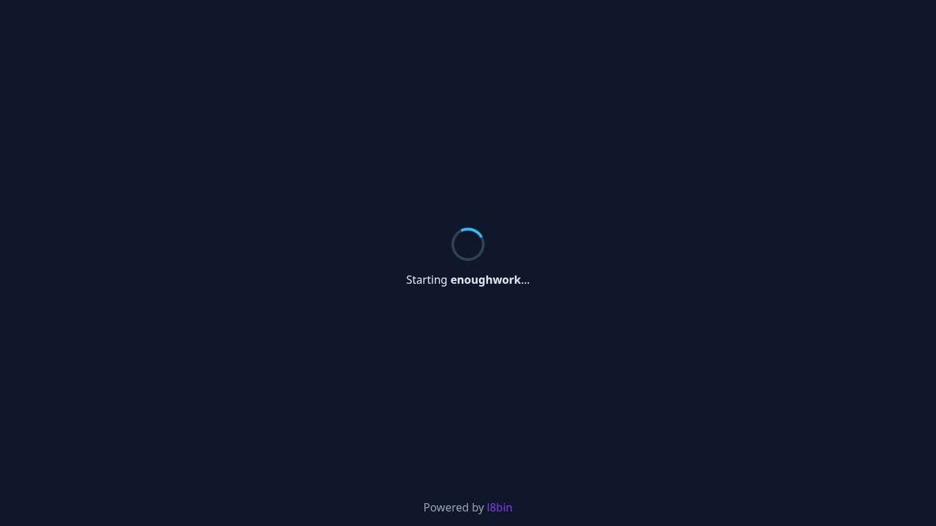 EnoughWork — Know when to stop