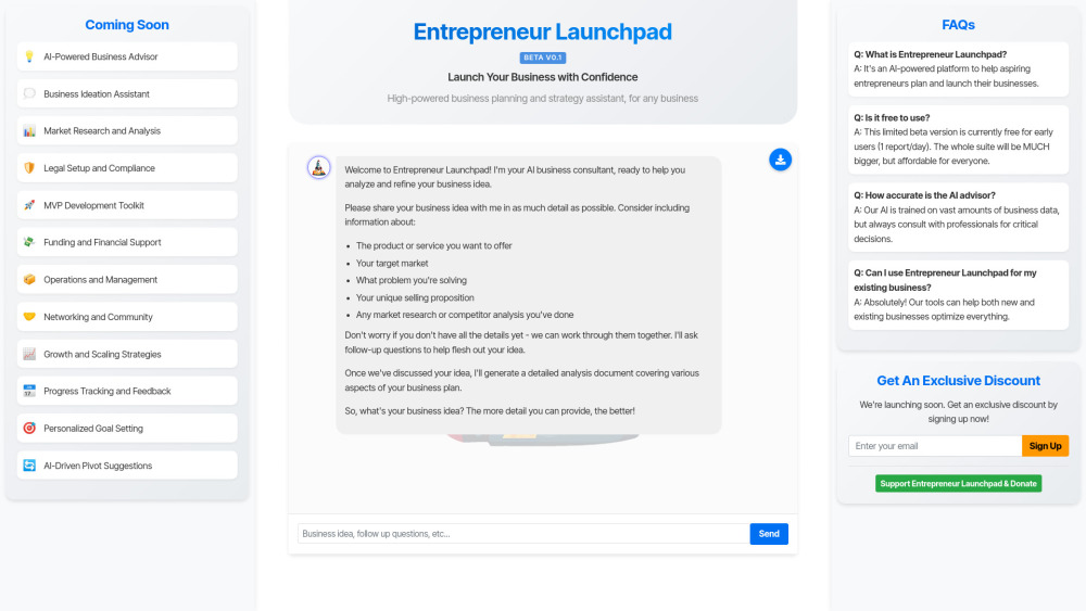 Entrepreneur Launchpad