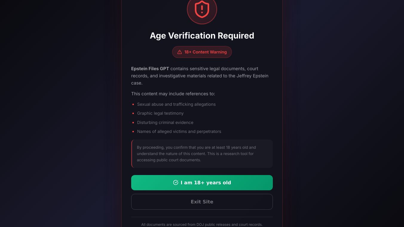 Epstein Files GPT
