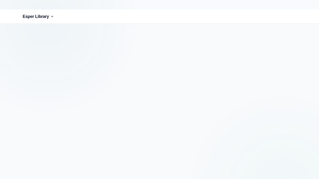 Esper Library: Free BYOAI Resume Engine