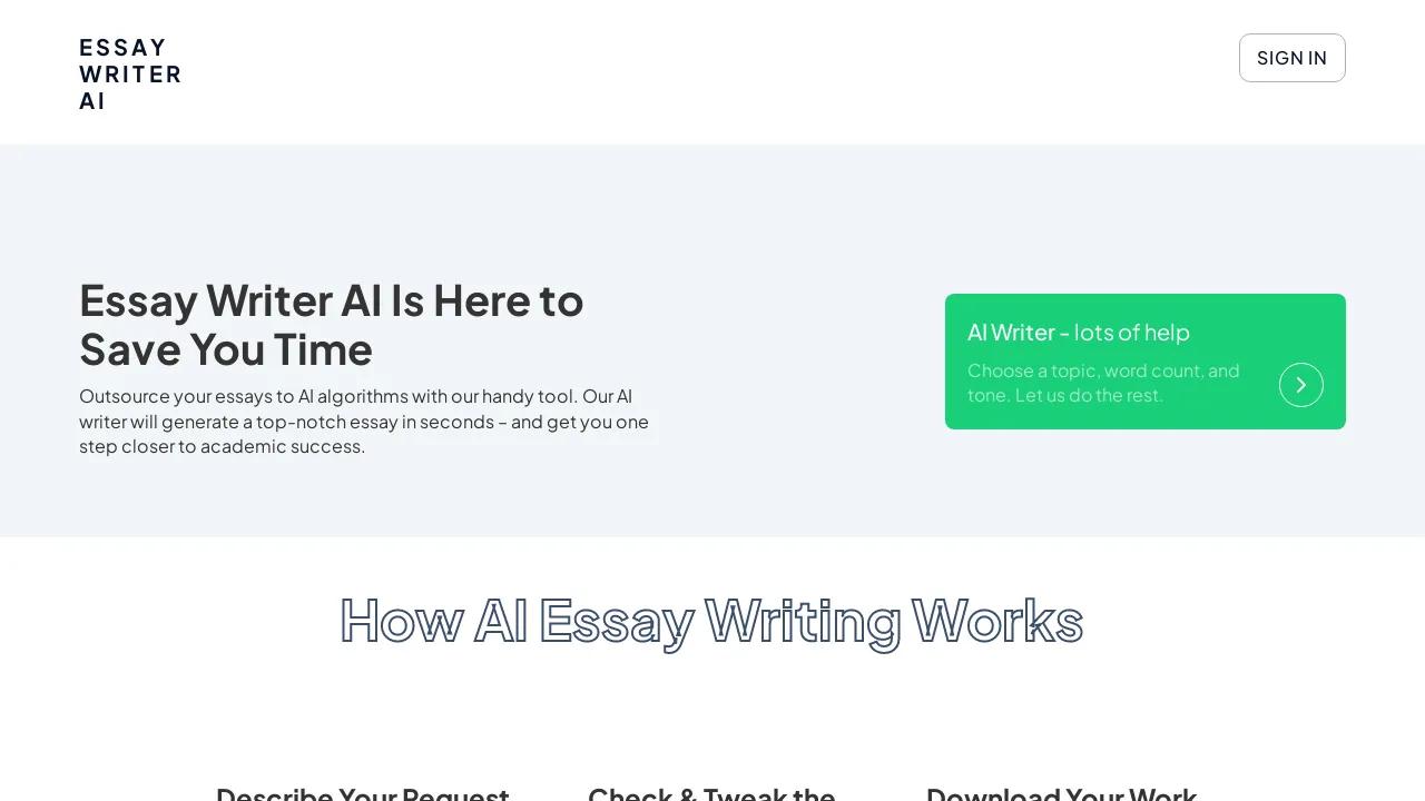 Essay Writer AI