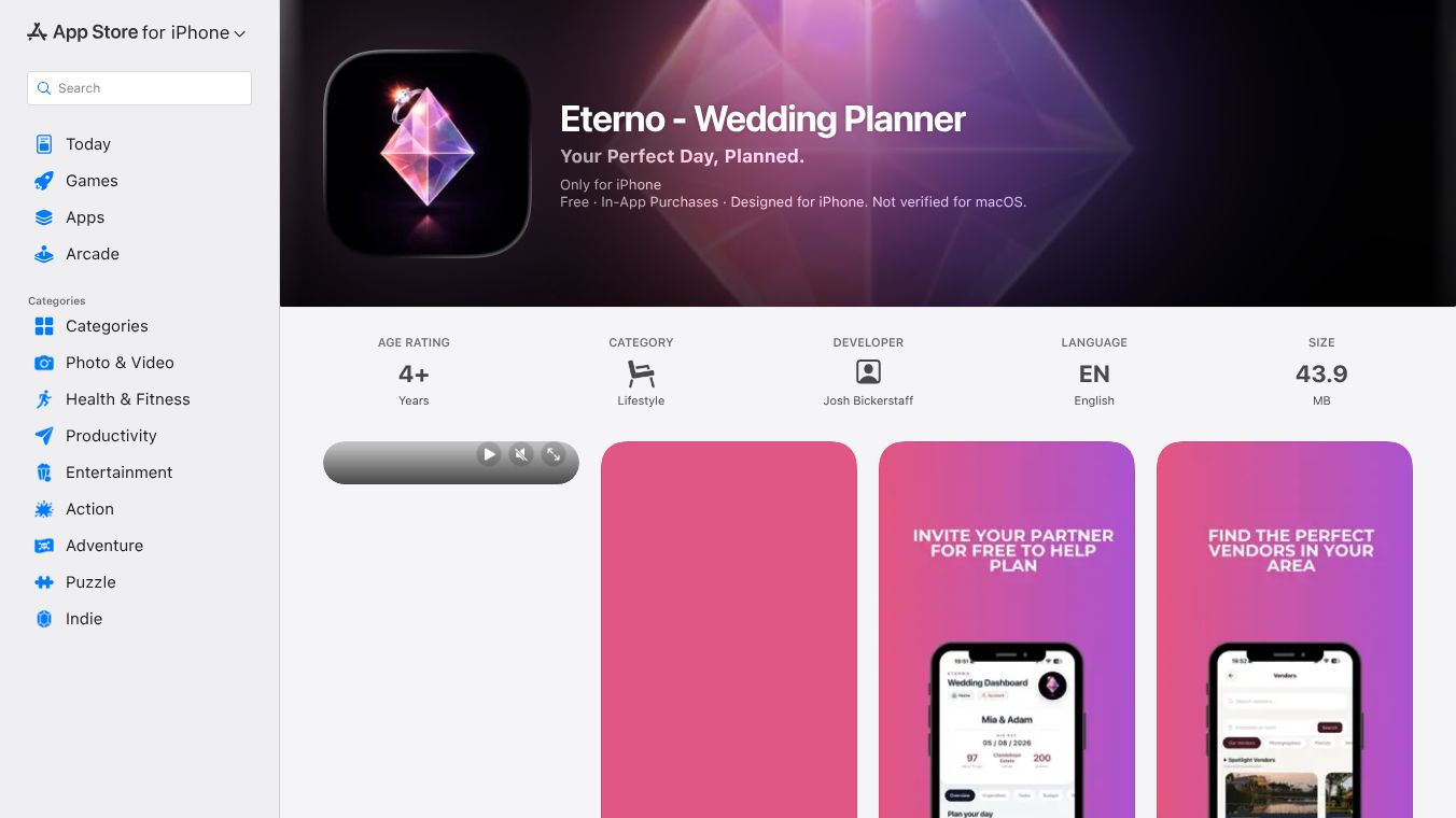 Eterno - Wedding Planner