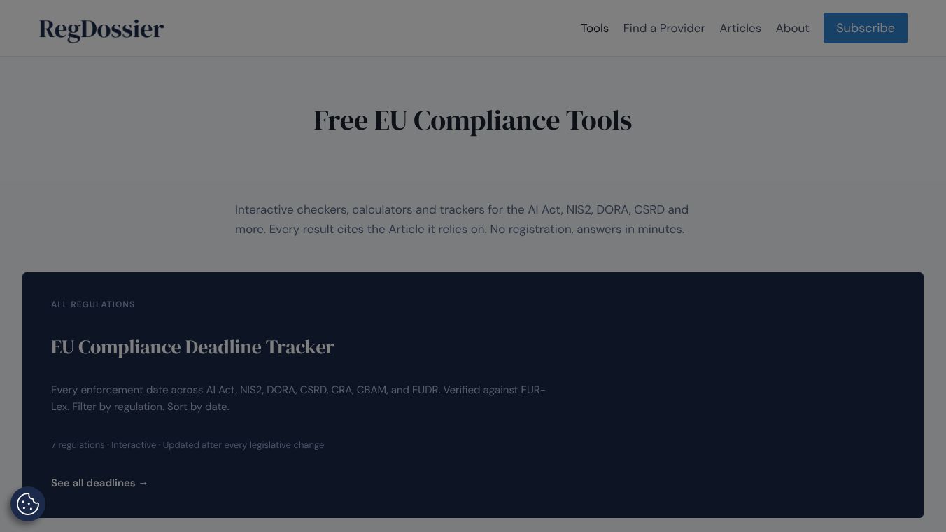EU Compliance Toolkit